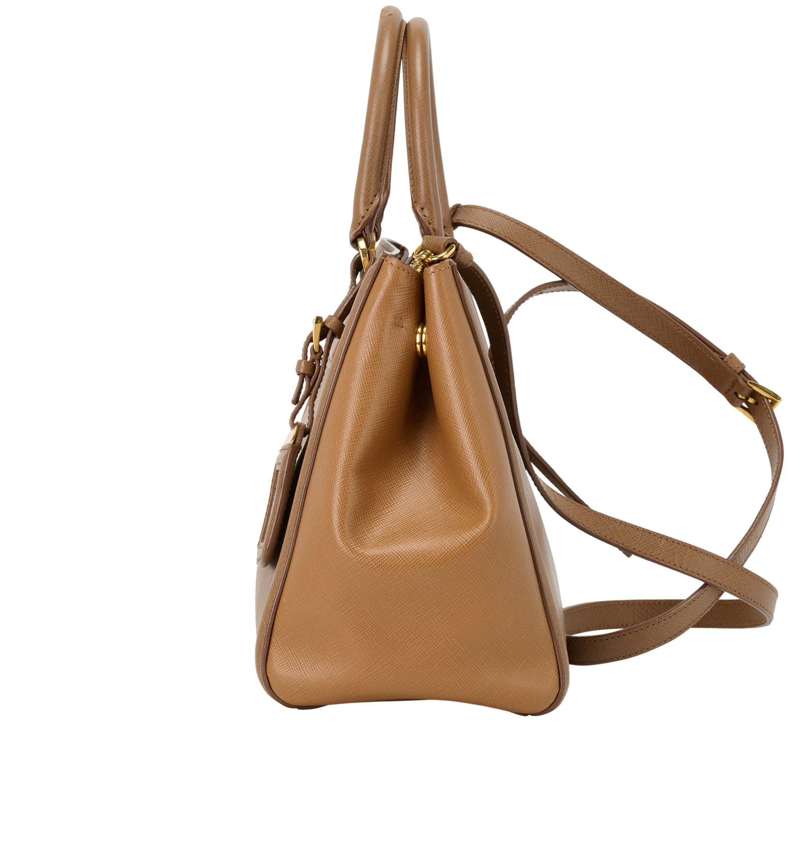 Small Galleria Tote Two Tone, &pound;650, Handbags, Brown, Leather, Bottom view